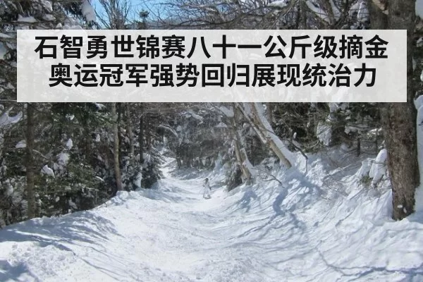 石智勇世锦赛八十一公斤级摘金 奥运冠军强势回归展现统治力